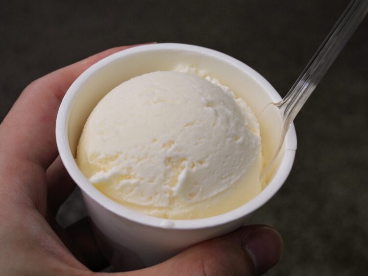 A cup of Tofu ice cream