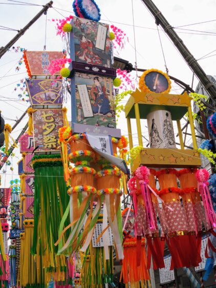 The ornaments of Tanabata are so adorable.