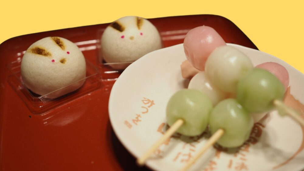 Usagi Manju and Dango Dumplings