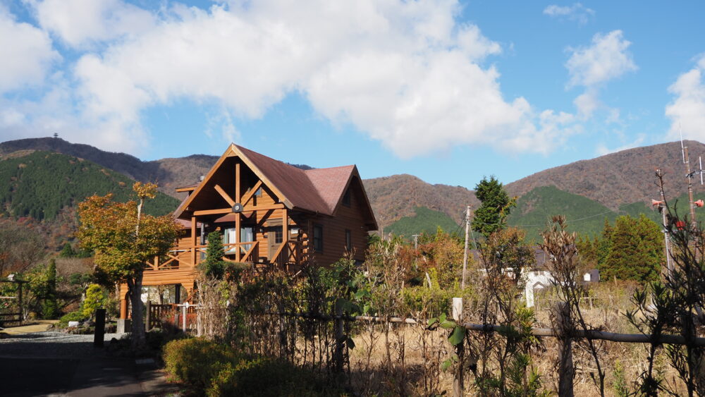 Peaceful landscape in Sengokuhara