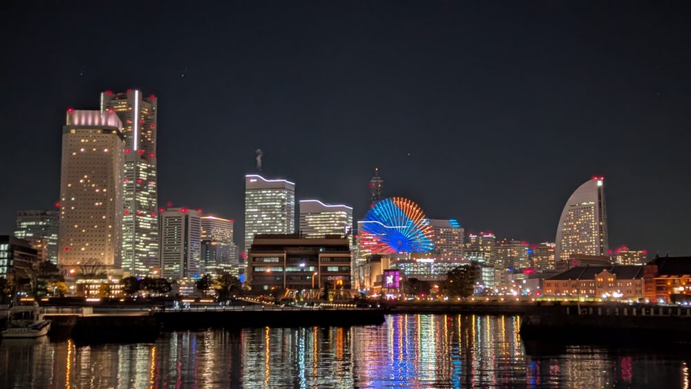 Night view of Minatomirai